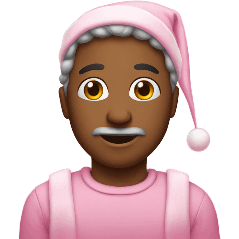 pink christmas emoji