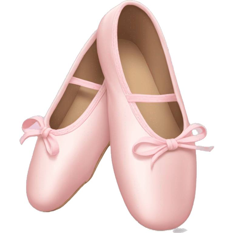 Pale pink ballet shoes emoji