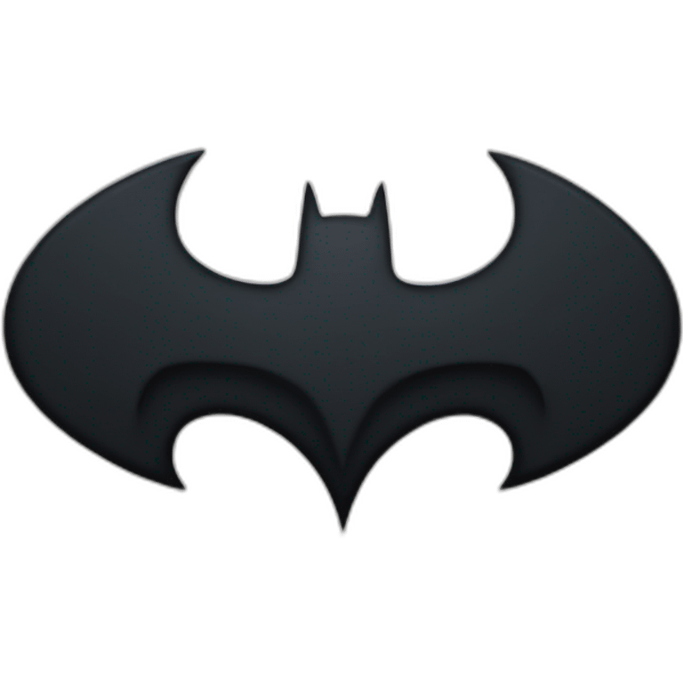 Batman logo emoji