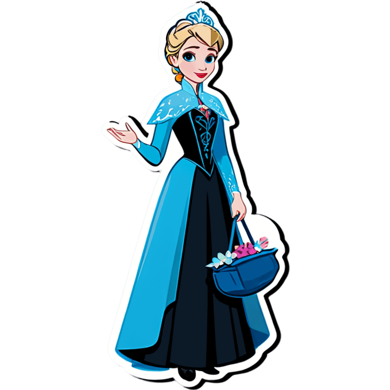 Elsa next to Mary poppins emoji