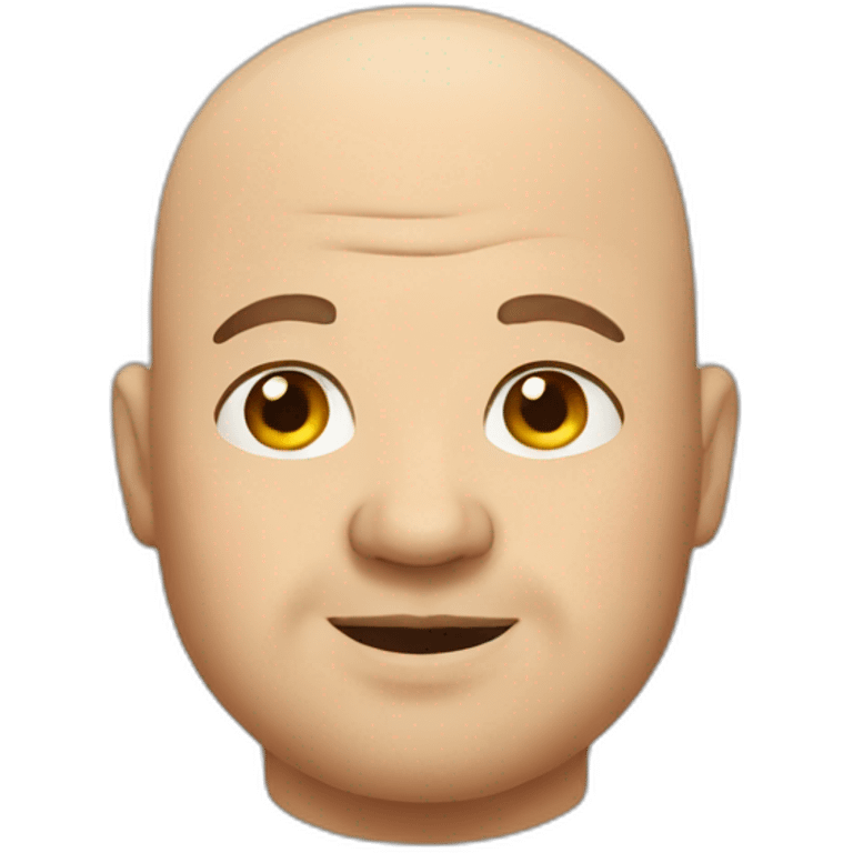 fat bald guy emoji