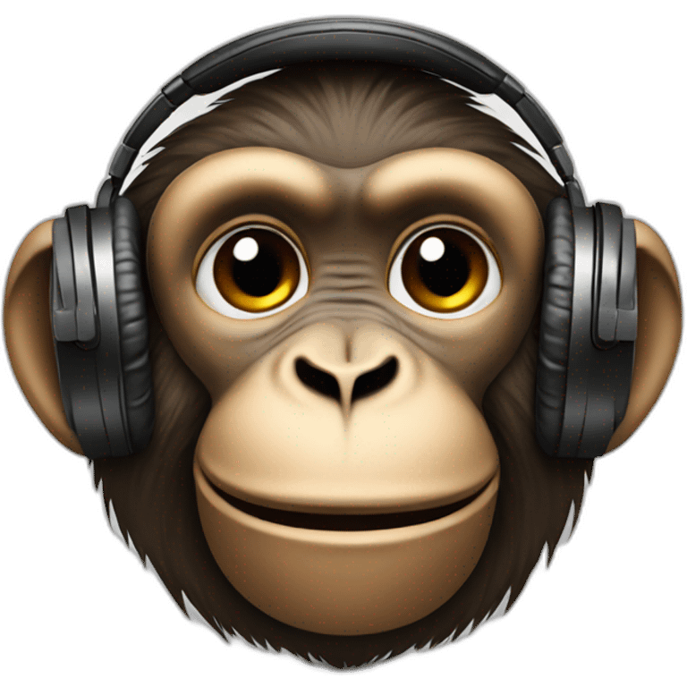 monkey DJ emoji