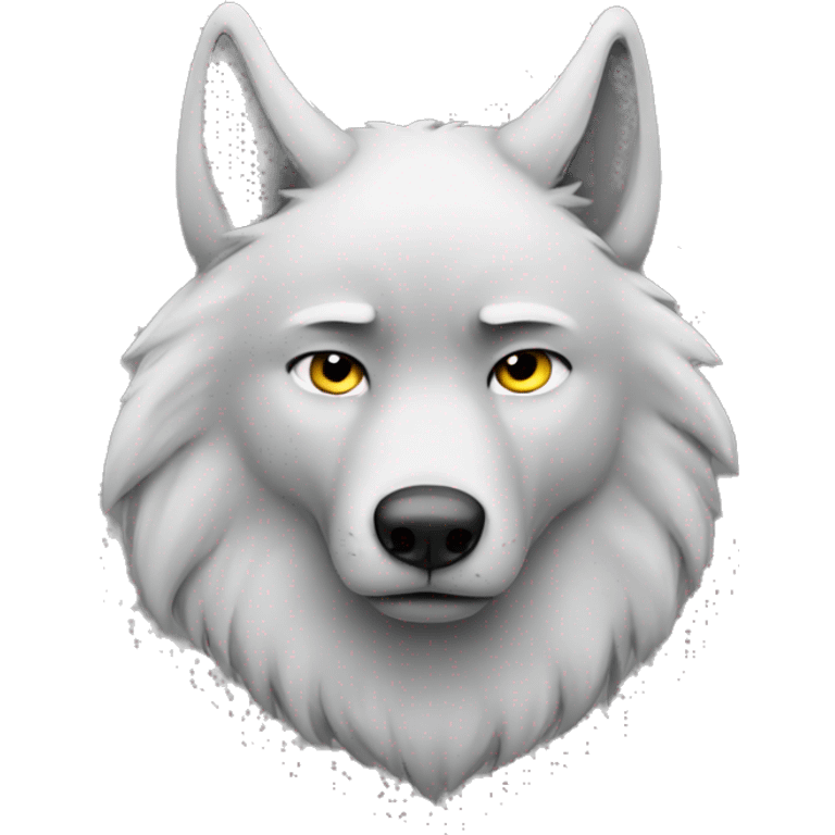 sad wolf emoji