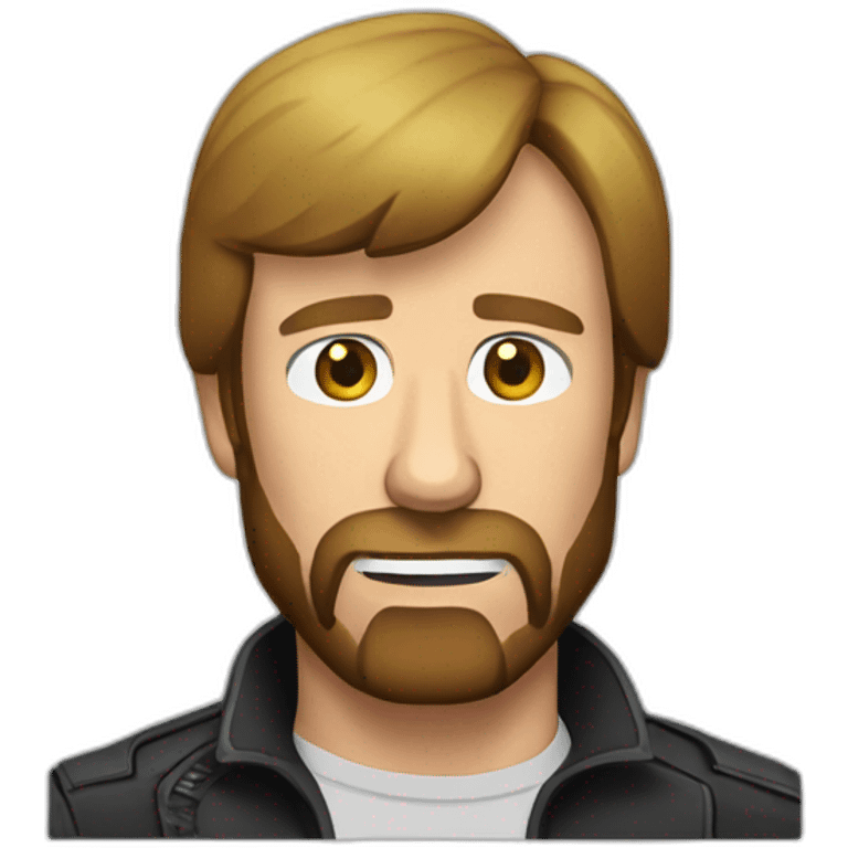 Chuck norris saved head emoji