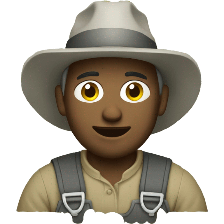 white farmer working field emoji