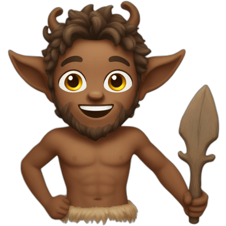 Male satyr emoji