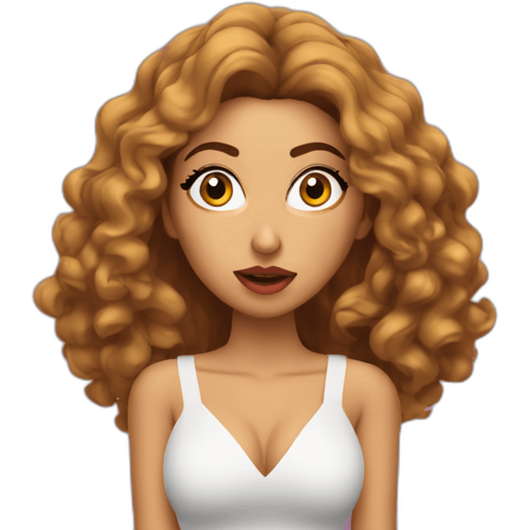 myriam fares scared emoji