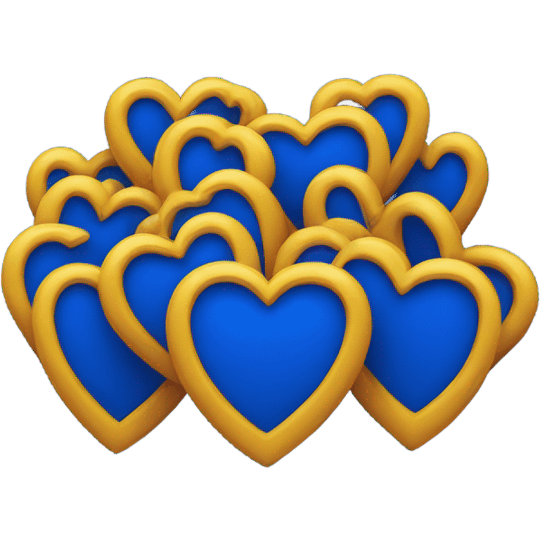 royal blue heart  emoji