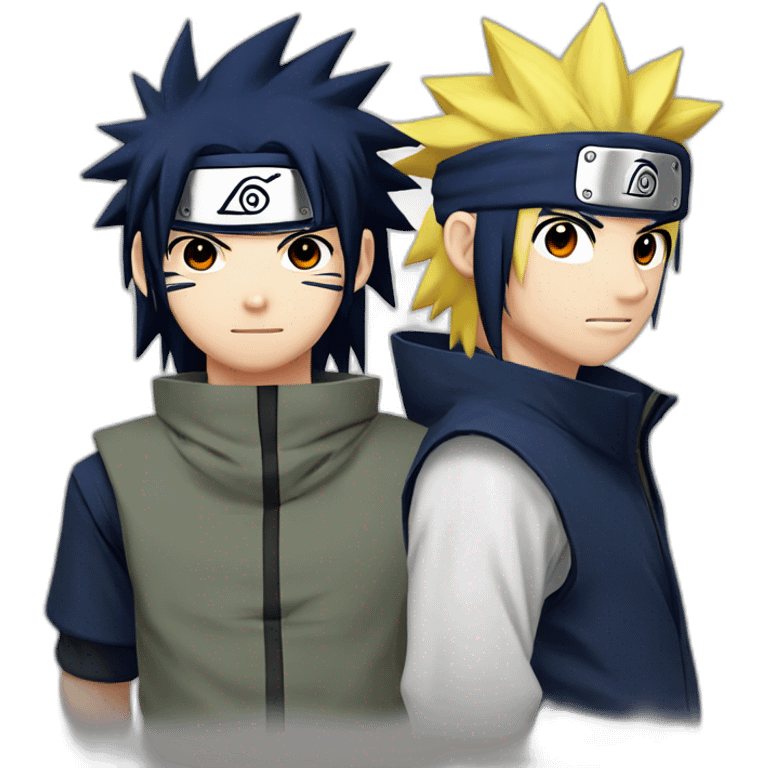 Naruto+sasuke emoji