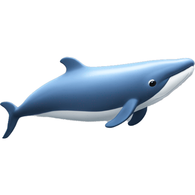 Une baleines qui fait du trampolines  emoji