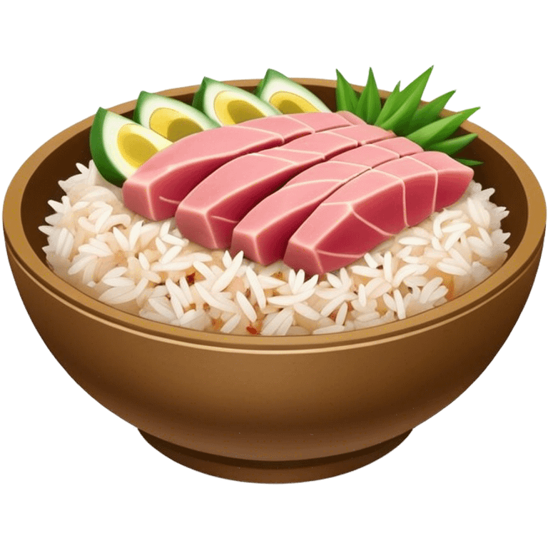 Poke bowl emoji