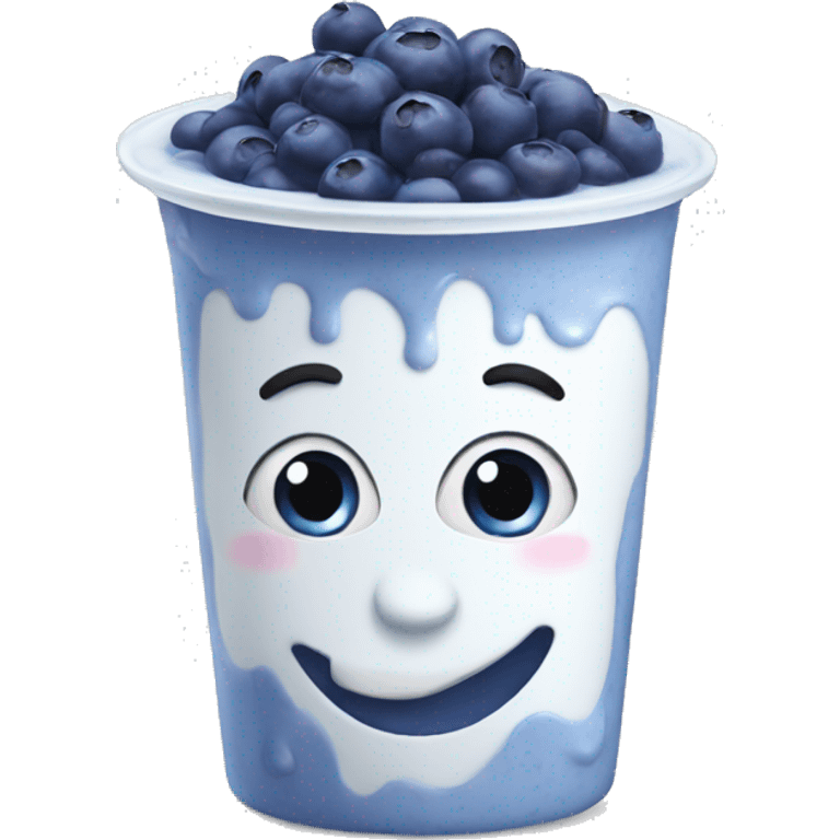 blueberry yogurt emoji