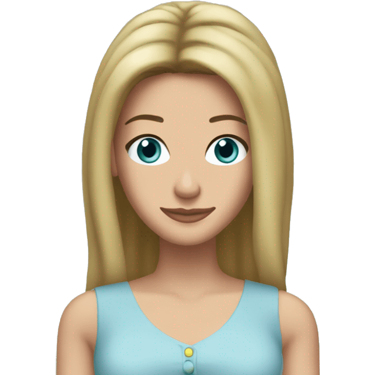 Rachel Green friends light blue eyes emoji