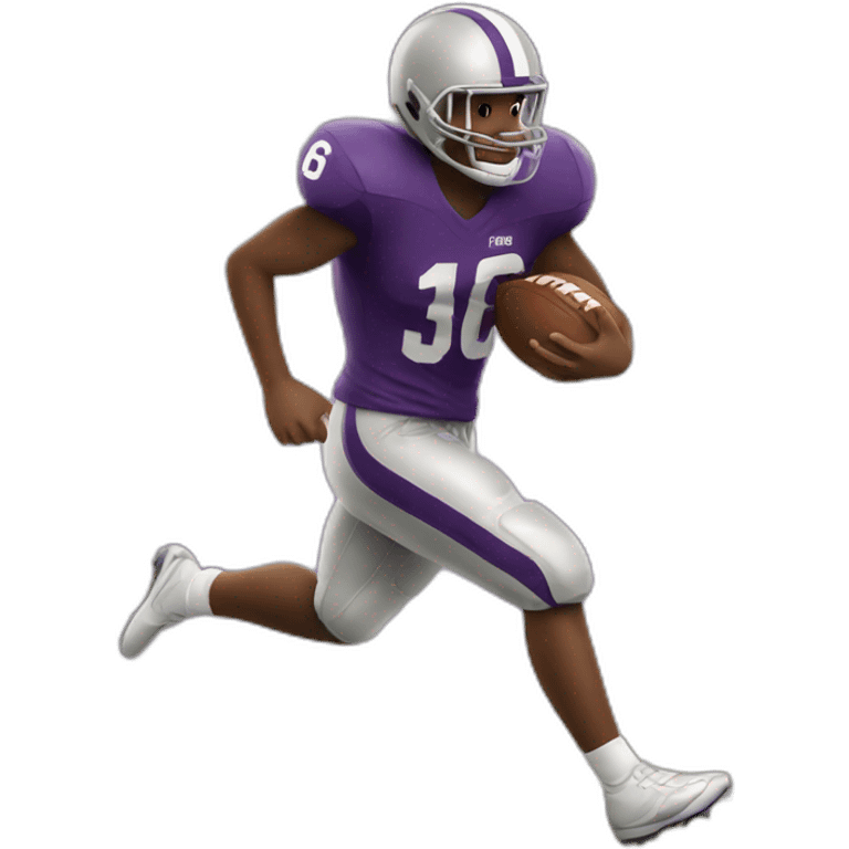 football player running emoji