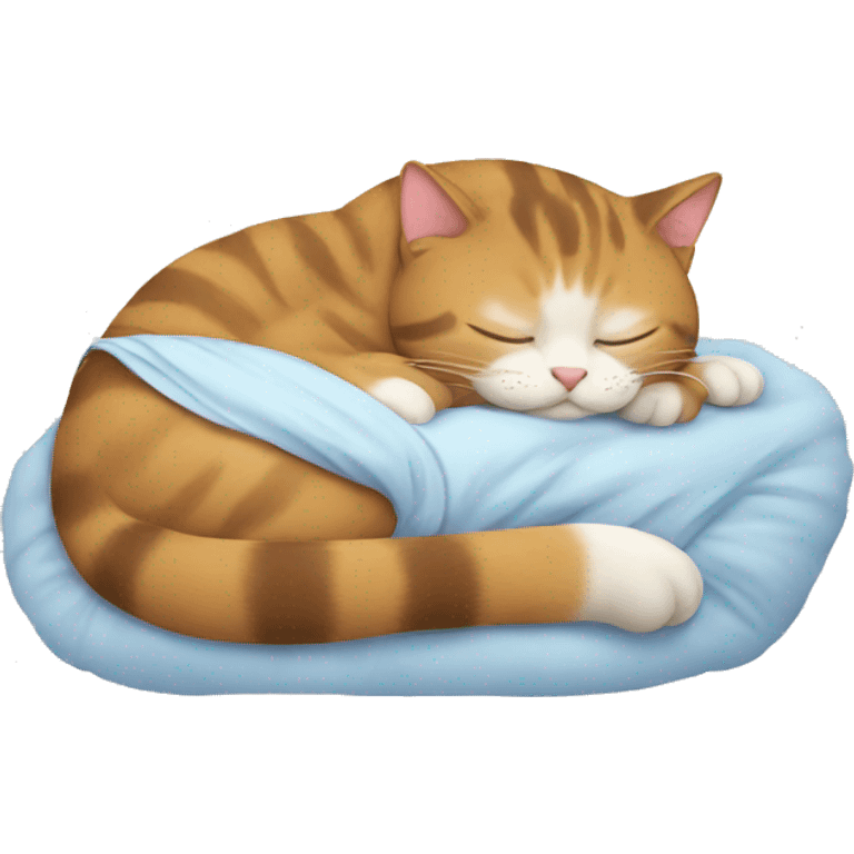 CAT sleeping emoji