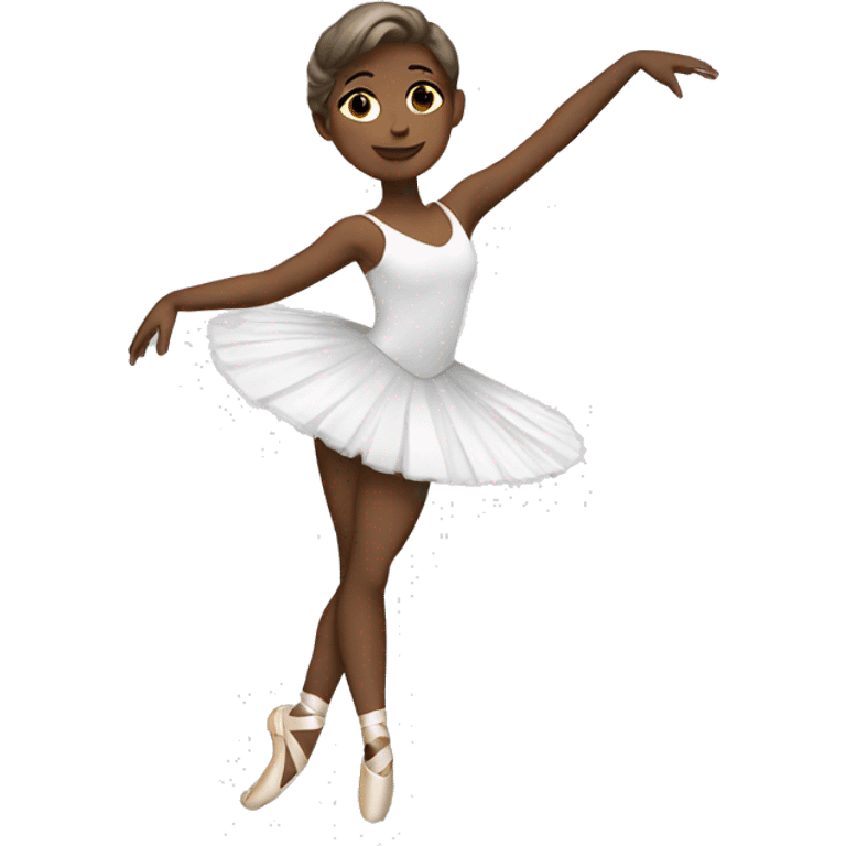 ballet white emoji