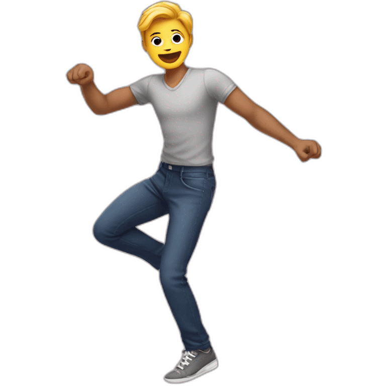 Gay dancing emoji