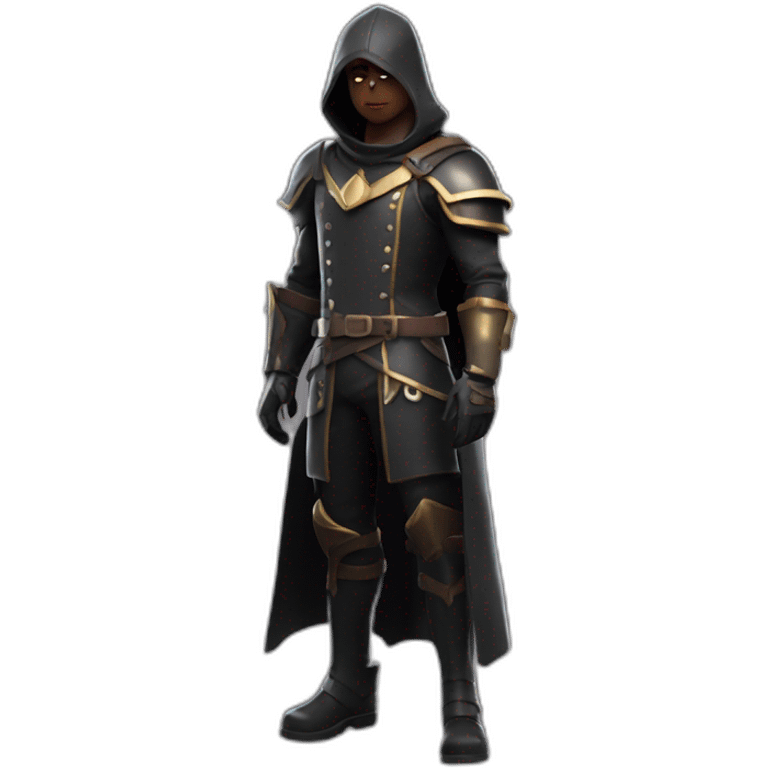 Fortnite-skin chevalier noir emoji