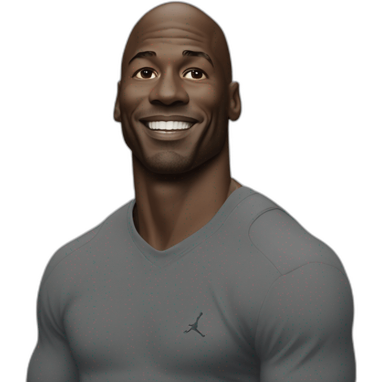 Michael Jordan en el aire emoji