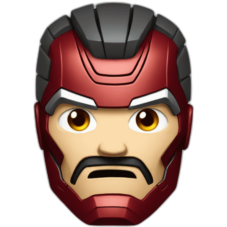 Angry Iron man emoji