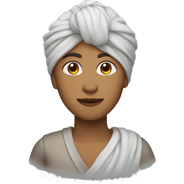 Person wearing turban emoji