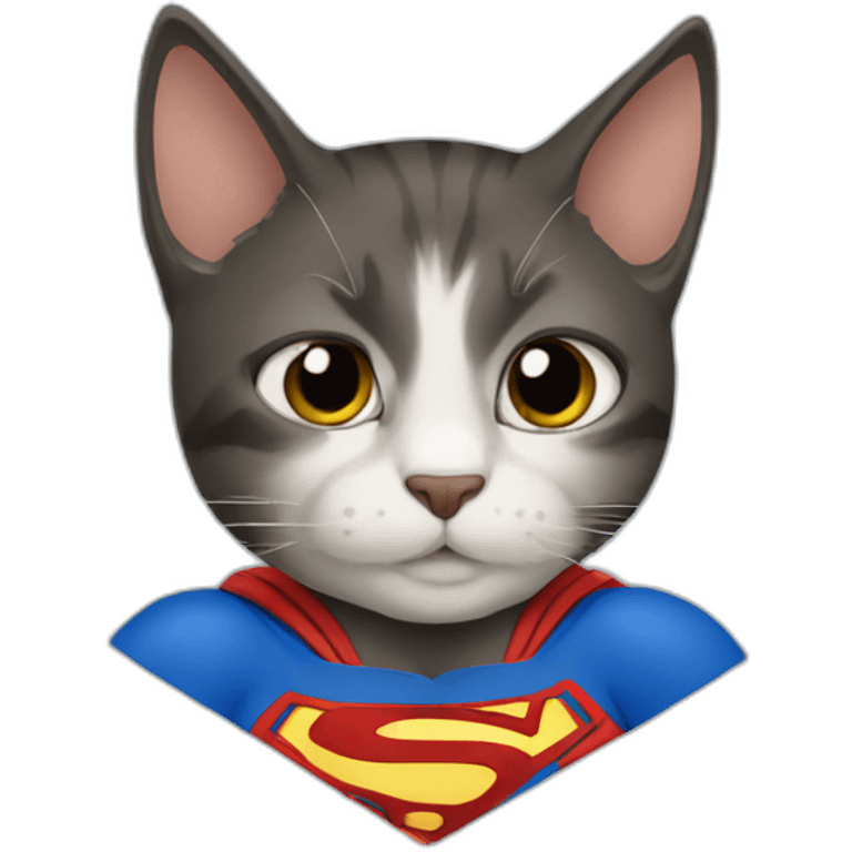 CAT SUPERMAN emoji