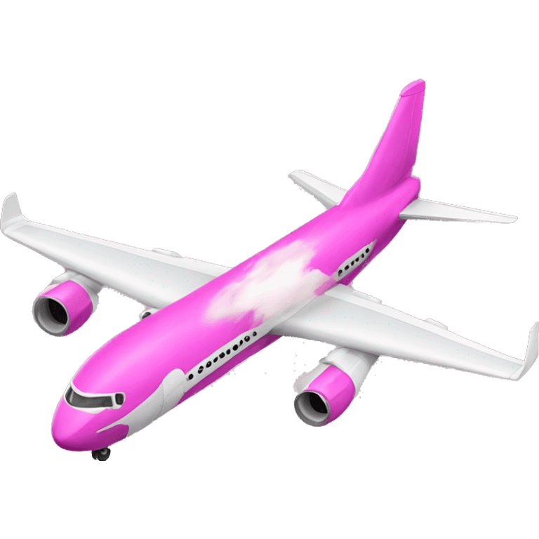 avión rosado emoji