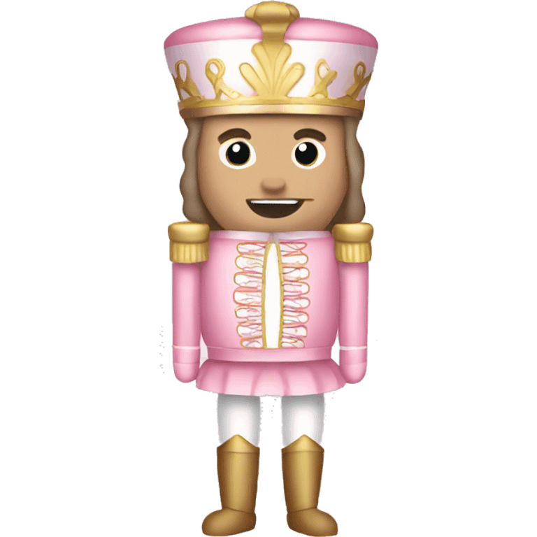 Light pink nutcracker emoji