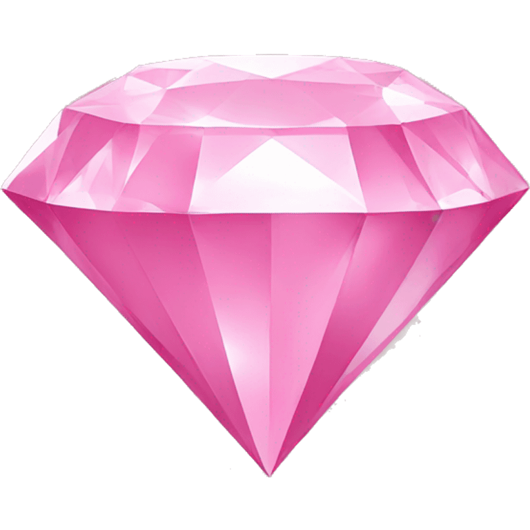 Pink diamond emoji