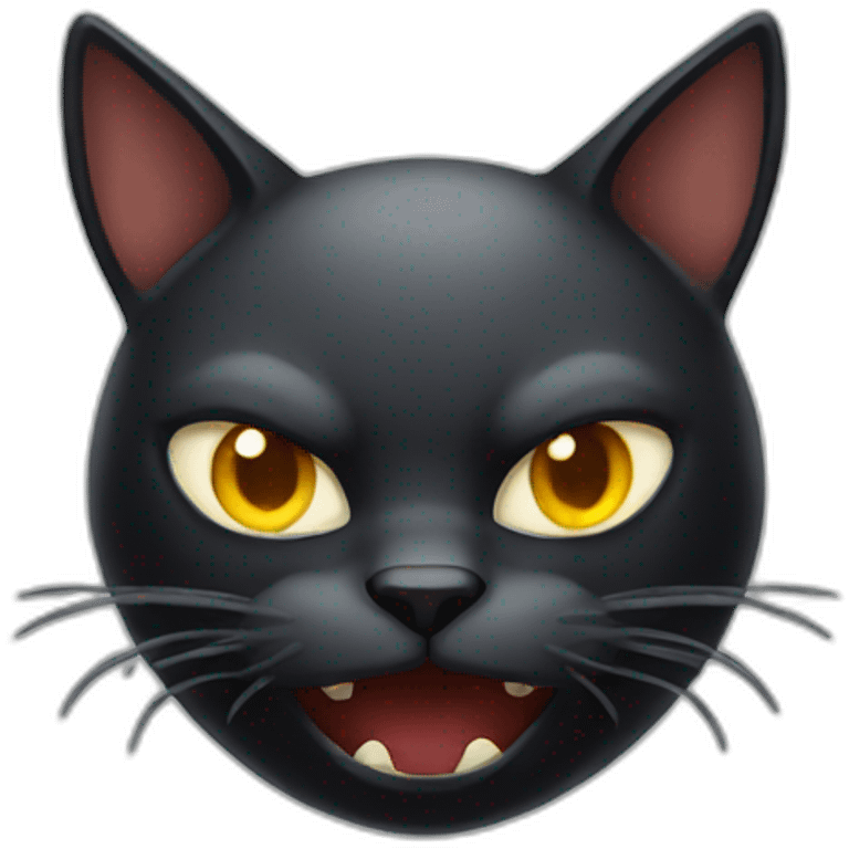 Evil cat emoji