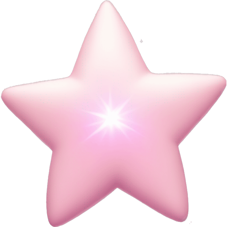 pale pink star sparkle emoji