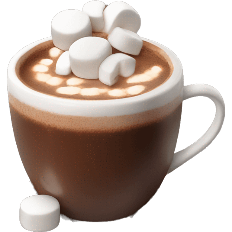 Hot Chocolate With Marshmallows  emoji