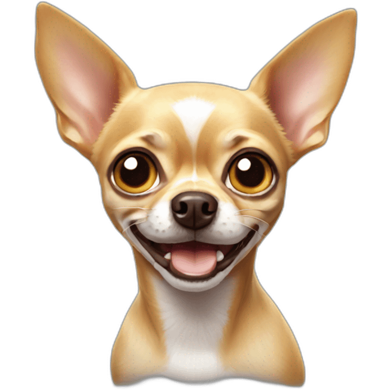 crazy-eyed chihuahua emoji