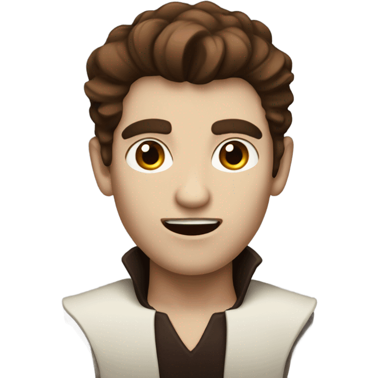 Male vampire brown hair  emoji