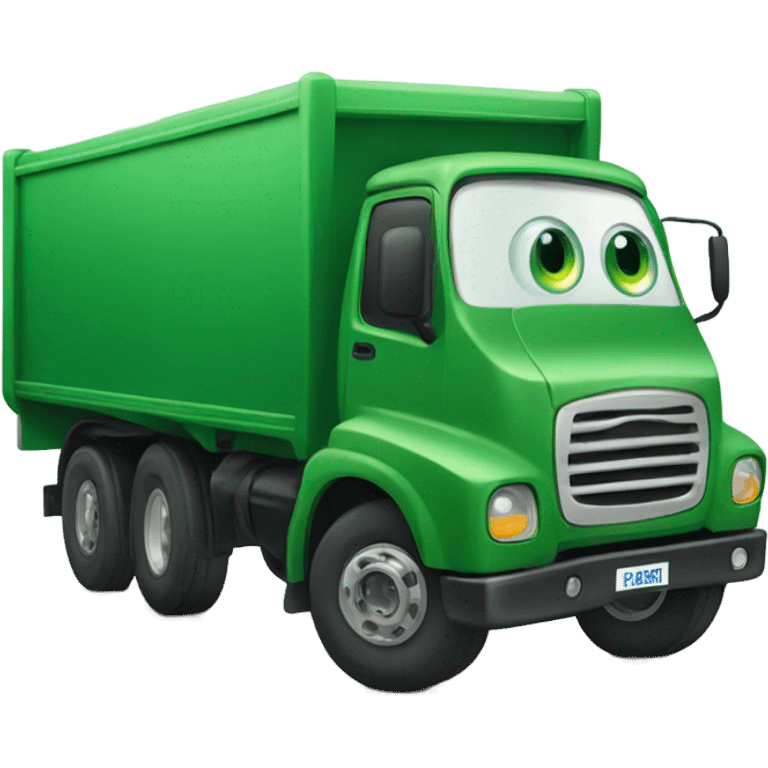 Green truck  emoji