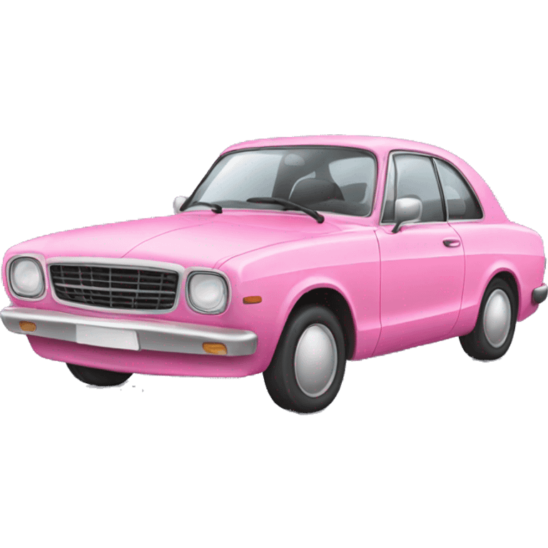 pink car emoji