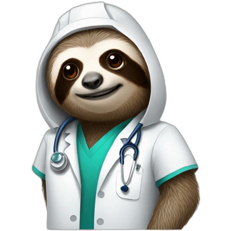 Sloth Doctor emoji