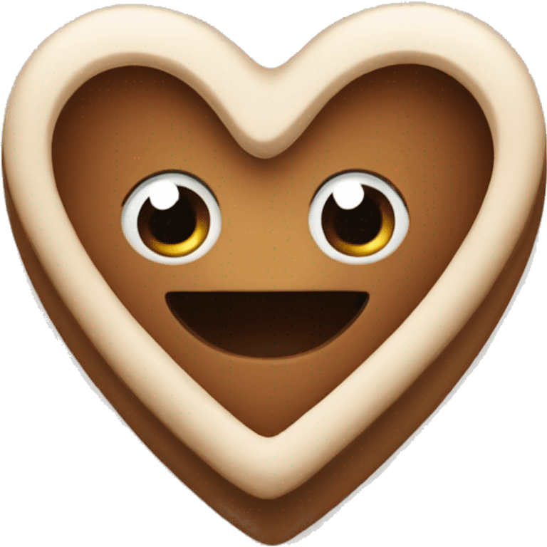 Heart that look like a coffee  emoji