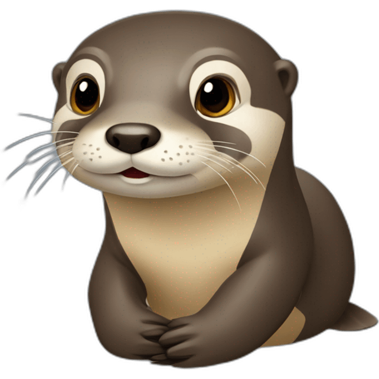 loutre sur écureuil emoji