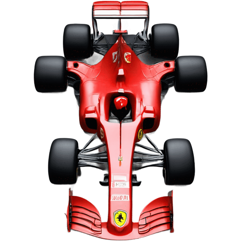 Make a Ferrari f1 car emoji