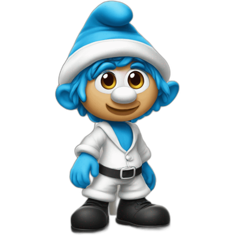 Smurfs in paris emoji