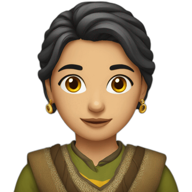 Kurdish girl emoji