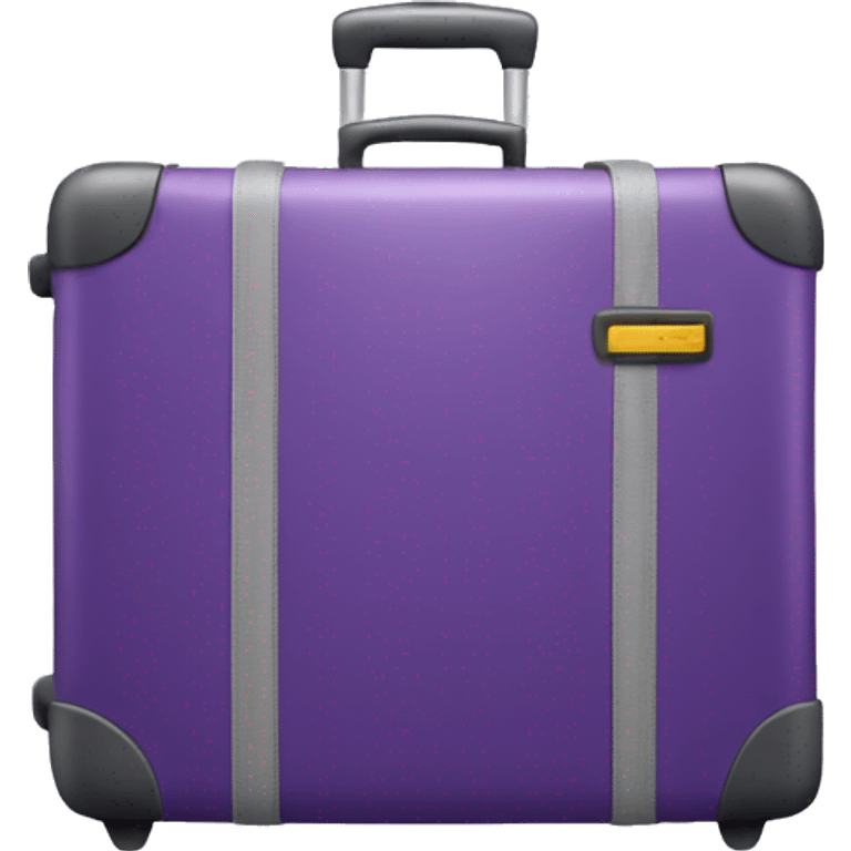 Purple luggage  emoji