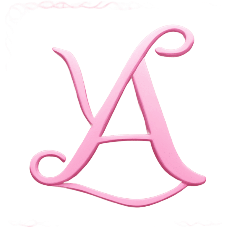 pink letter emoji