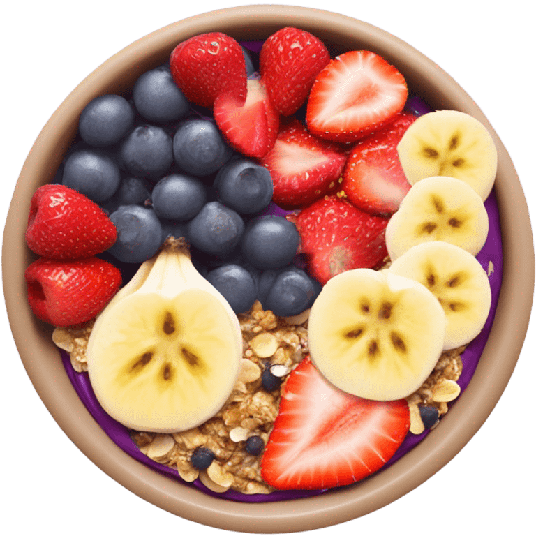 Acai bowl emoji