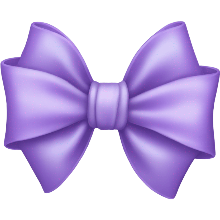 light purple bow emoji