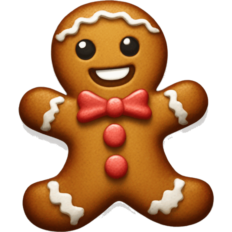 gingerbread man emoji