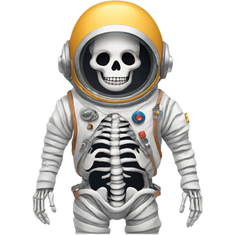 Skeleton in a space suit  emoji