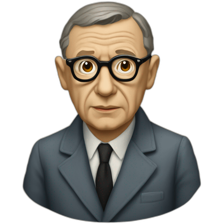 Jean-Paul Sartre emoji