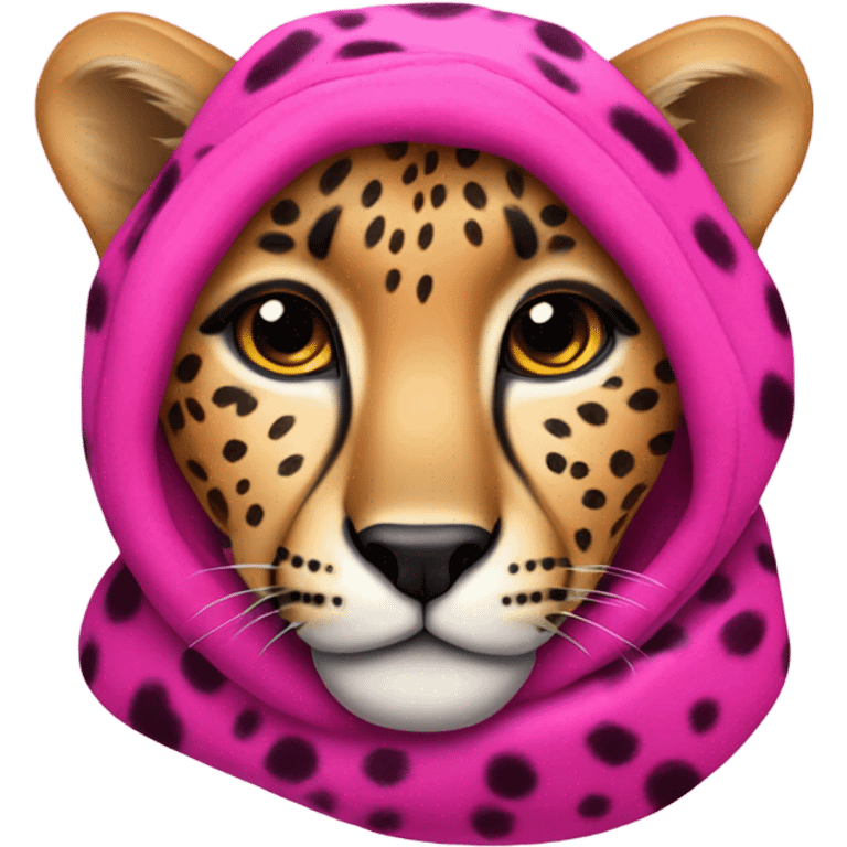 pink cheetah emoji